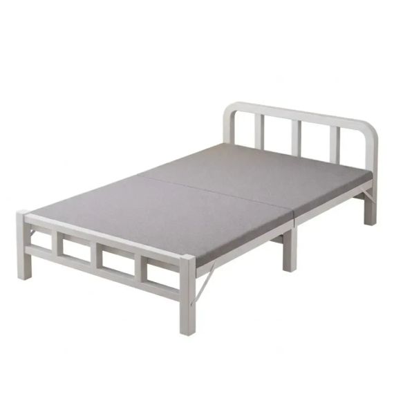 Розкладне ліжко до 120 кг, 190x80x38 см, NKD-03, Сіре/ Розкладачка/Складне ліжко/ліжко в спальню докладніше | Зображення 2