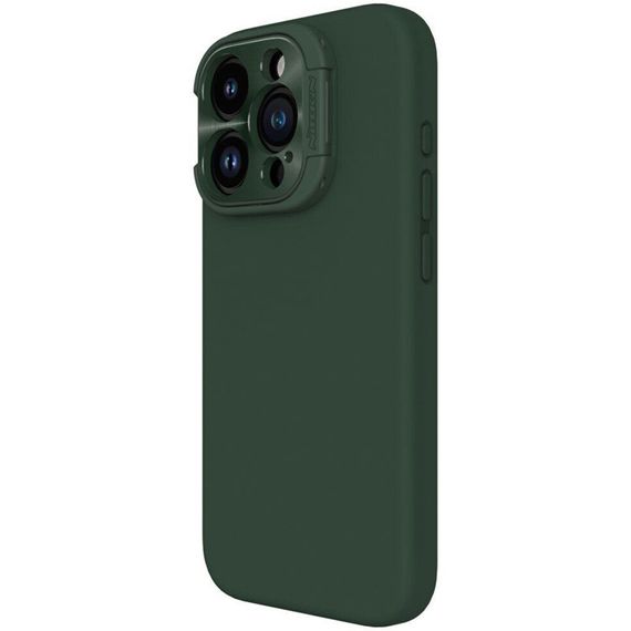 Чохол Silicone Nillkin LensWing Magnetic для Apple iPhone 15 Pro (6.1") Зелений / Green | Зображення 1