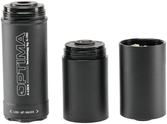 Саундмодератор A-TEC Optima-45 швидкознімний кал. 30 (під кал. 270 Win, 7x64, 308 Win і 30-06). Різьба - A-Lock Mini | Зображення 3