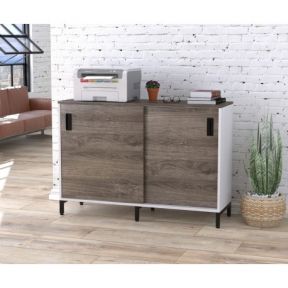 Тумба офисная Loft Design LS-1200-830 белая LS-1200-830 белая дуб палена