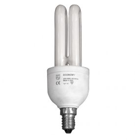 Лампа E14 CFL 9W Philips Economy 230V