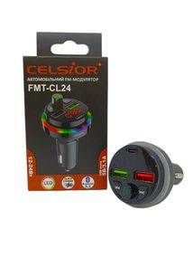 FM-Трансмітер CELSIOR FMT-CL24 12-24V, 3.1A Bluetooth