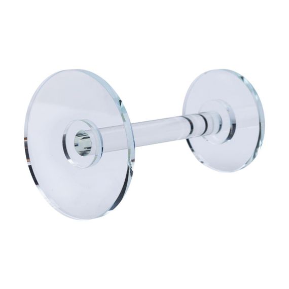 Тортовница стеклянная на ножке 12×18 см круглая стойка для торта, капкейков HP-4-68M | Зображення 2