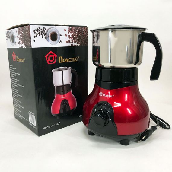 Электрическая кофемолка Domotec MS-1108, электрическая кофемолка для турки, роторная кофемолка | Зображення 7