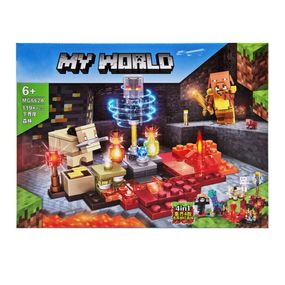 Конструктор для дітей Minecraft 119 деталей Ігровий набір конструктор Майнкрафт для дітей від 6 років