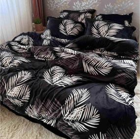 Постільна білизна полуторна велюрова Crowm Print 2 21695 150х220 см