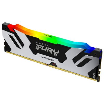 Модуль памяти для компьютера DDR5 32GB (2x16GB) 6400 MHz Renegade Silver RGB Kingston Fury (ex.HyperX) (KF564C32RSAK2-32) | Зображення 3