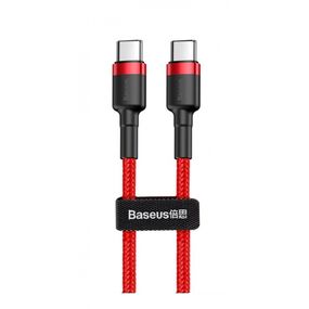 Кабель Baseus Cafule Type-C to Type-C PD 2.0 60W (2m) red