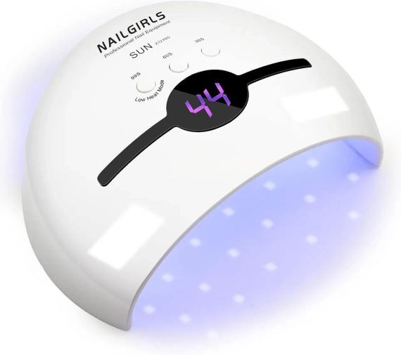 Портативна УФ-світлодіодна лампа для гелевих нігтів NAILGIRLS 48 Вт | Зображення 5