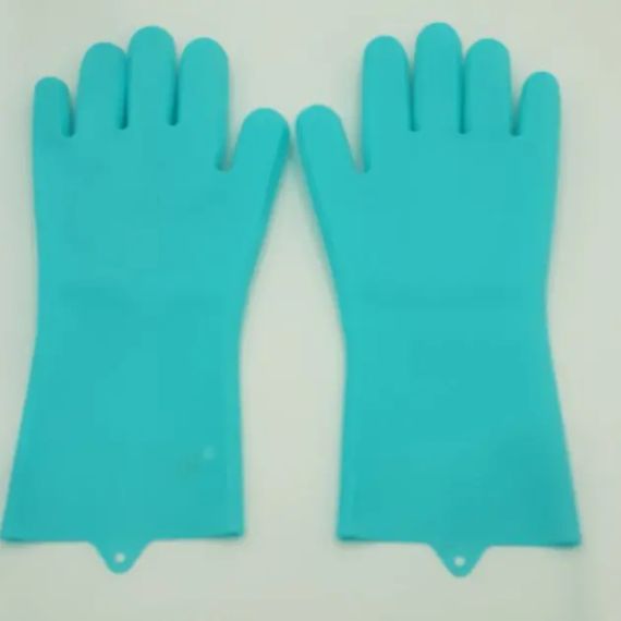 Багатофункціональні силіконові рукавички для миття та чищення посуду | Зображення 2