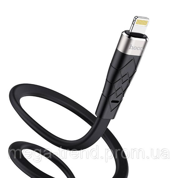 Кабель Hoco Lightning Angel silicone charging data cable X53 |1m, 2.4A| | Зображення 4