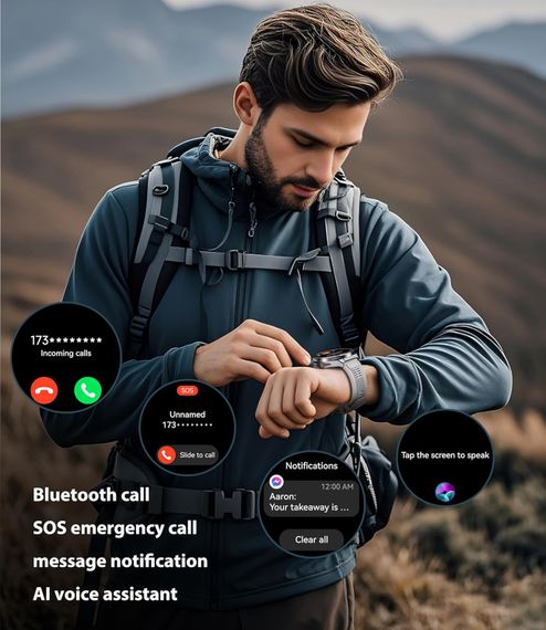 Годинник Oukitel BT12 Grey | Зображення 9