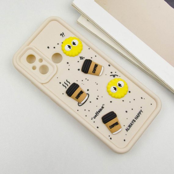 Чехол TPU Toys Case для Xiaomi Redmi 12C / Poco C55 Sand / Always Happy | Зображення 2