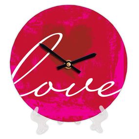 Годинник настінний круглий Love 18 см (CH18_P_15S140)