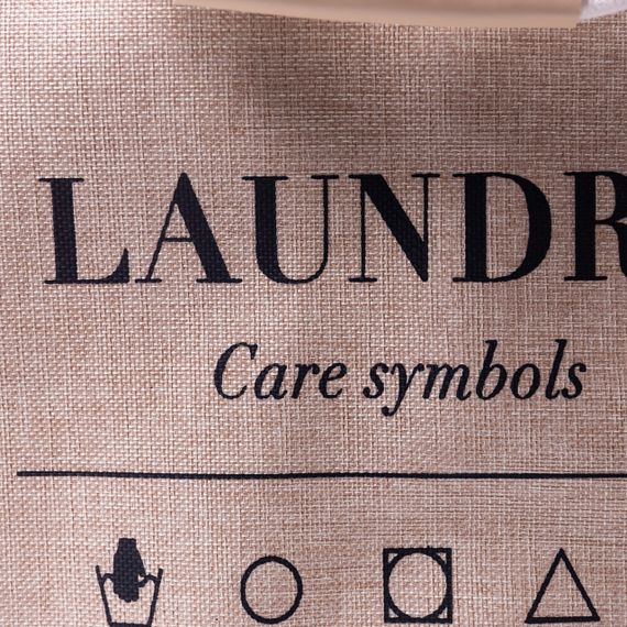 Кошик для білизни 31×26×44 (см) м'який 28 (л) Бежевий HP-41-2BE | Зображення 7