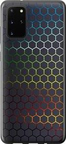 Чохол на Samsung Galaxy S20 Plus Переливні стільники з пластику FCh_010208