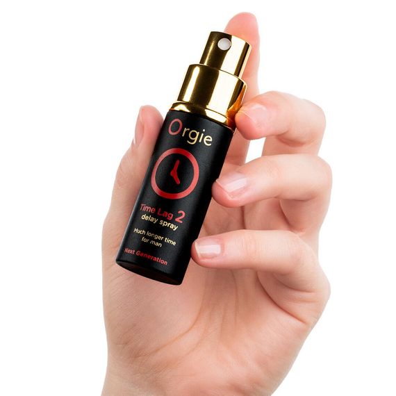 Спрей-пролонгатор Orgie Time Lag 2 Delay Spray, 10 мл, без анестетиків, з екстрактом даміани | Зображення 1
