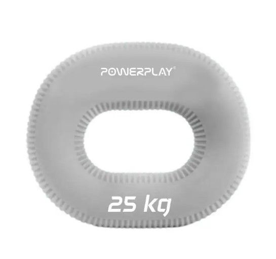 Еспандер кистьовий силіконовий PowerPlay PP-4336 Hand Grip Large 25 кг Сірий (PP_4336_Grey_25kg)