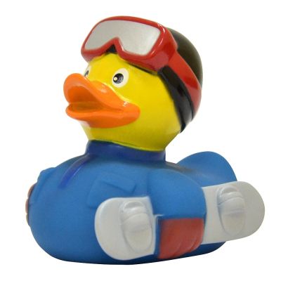 Іграшка для ванної Funny Ducks Качка Сноубордер (L1952)