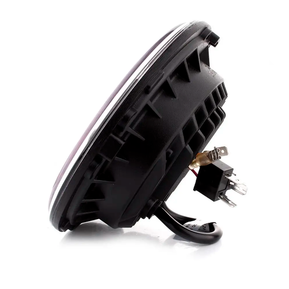 Cветодиодные LED фары RGB, 75 Вт, 7 дюймов, Нива, УАЗ, ВАЗ 2101, 2121, FJ Cruiser, Мото | Зображення 2