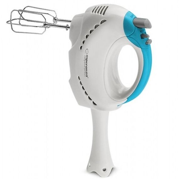 Миксер ручной Esperanza EKM010 Tiramisu, кухонный миксер 300 Вт, 5 скоростей, Turbo, насадка блендера | Зображення 2