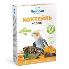 Корм Природа Коктейль Корела для середніх папуг 500 г