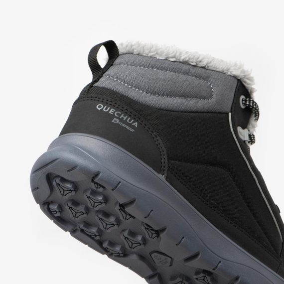 Черевики жіночі SH100 водонепроникні для зимового туризму чорні - EU40 UA40 | Зображення 5