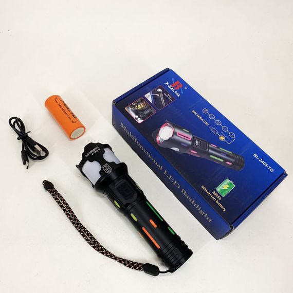 Світильник пило-вологозахищений, Ліхтар із захистом від пилу, Тактичні ліхтарі з зумом ZJ-14 | Зображення 8