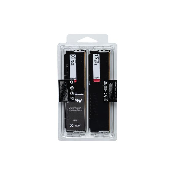 Модуль пам'яті для комп'ютера DDR5 64GB (2x32GB) 5200 MHz Beast Black Kingston Fury (ex.HyperX) (KF552C40BB2K2-64) | Зображення 5
