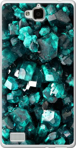 Чехол на Huawei Honor 3C Кристаллы 2 "3674u-307-17620"