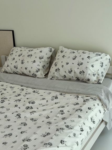 Постільна білизна сімейна Dushka Home Муслін 40991 160х215х2 см | Зображення 1