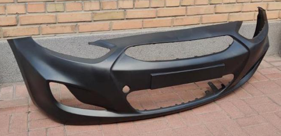 Бампер Hyundai Accent (Solaris) 11- черн.FP 3227 900-P  865111L000 40B107 STHNS10000 HN04102BA