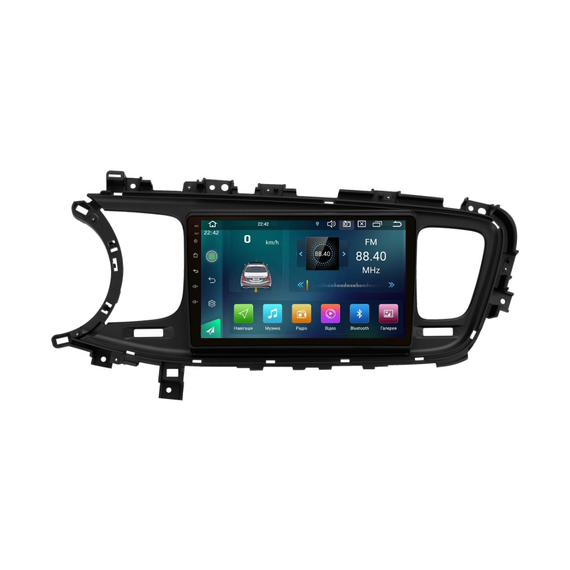 Штатна магнітола Cyclone C9-007 4+64Gb. DSP. CARPLAY. 4G KIA Optima (TF) 2010-2013