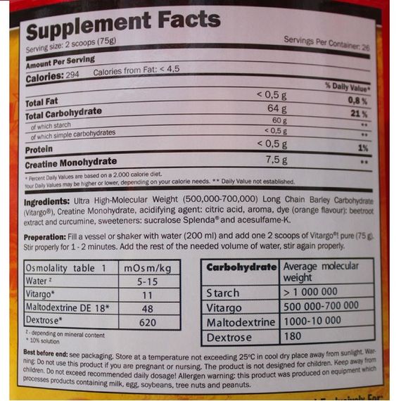 Креатин комплекс Amix Nutrition VitarGo Crea-X 1000 g /13 servings/ Orange | Зображення 1