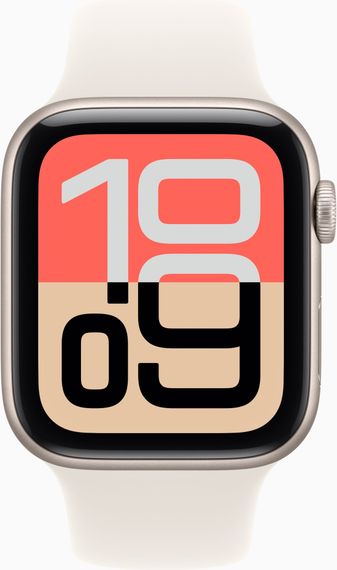 Смарт-годинник Apple Watch SE 3 GPS 44mm Starlight Alu. Case w. Starlight S. Band - M/L (MEHJ4) | Зображення 1
