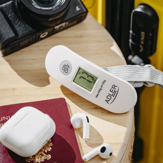 Дорожные весы электронные Adler AD 8189 для багажа до 40 кг компактные | Зображення 8