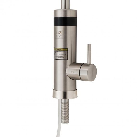 Проточный кран-водонагреватель кухонный для кухни Lidz Warm 060 LDWAR060NKS35881 Nickel | Зображення 2