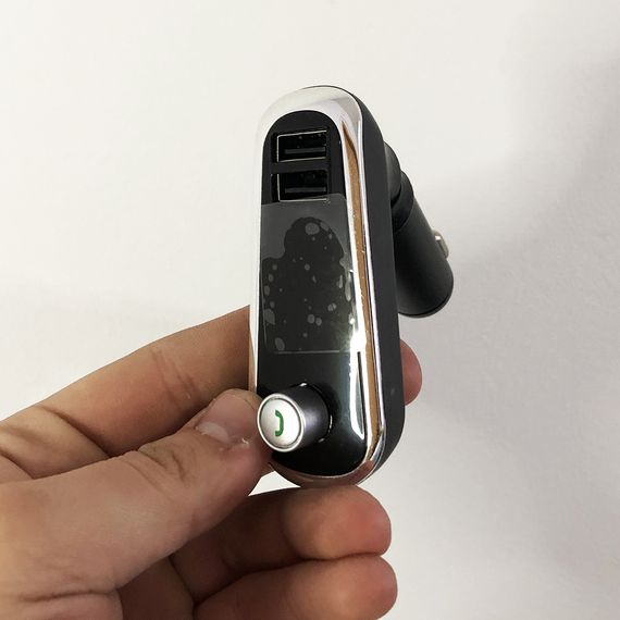 FM Трансмітер в машину SmartUS G11 BT ФМ модулятор автомобільний. WX-851 Колір: срібло | Зображення 2