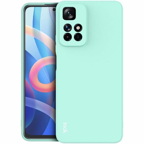 Чохол Candy Silicone для Xiaomi Redmi Note 11 5G / Poco M4 Pro 5G колір Бірюзовий