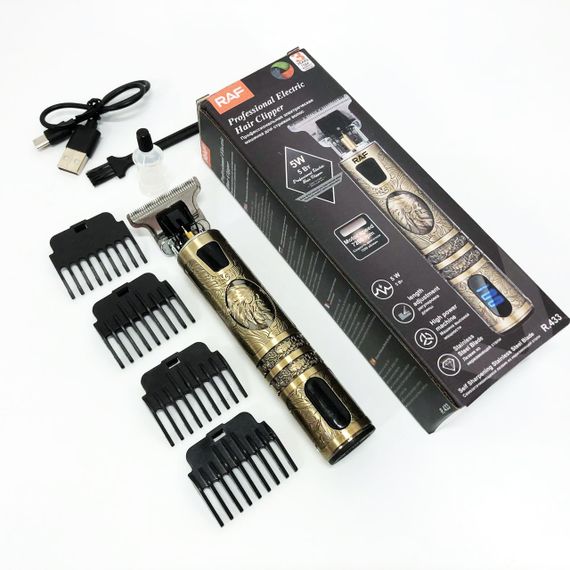 Машинки для стрижки професійні машини, Бездротова акумуляторна машинка для стрижки волосся DT-67 | Зображення 5