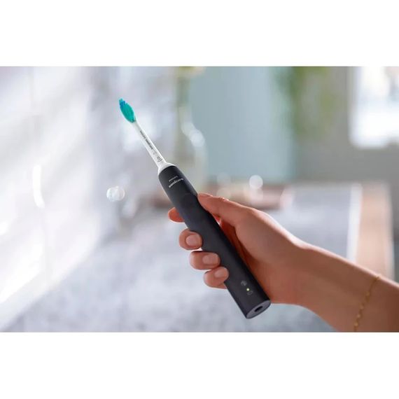 Набір електричних зубних щіток Philips Sonicare HX3675/15 Gemini (серія 3100) Black+Pink | Зображення 4