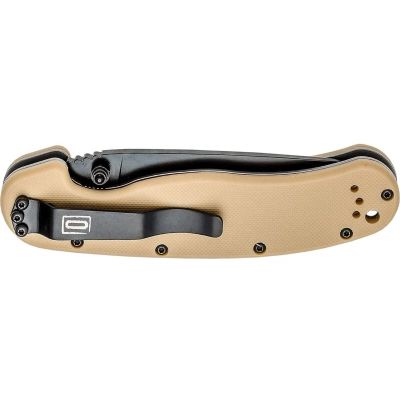 Нож Ontario Knife RAT I AUS-8 Desert Tan, Black Blade (ON8846DT) | Зображення 2