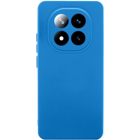 Чохол TPU GETMAN Liquid Silk Full Camera для Xiaomi Redmi Note 14 Pro 4G Синій / Royal blue