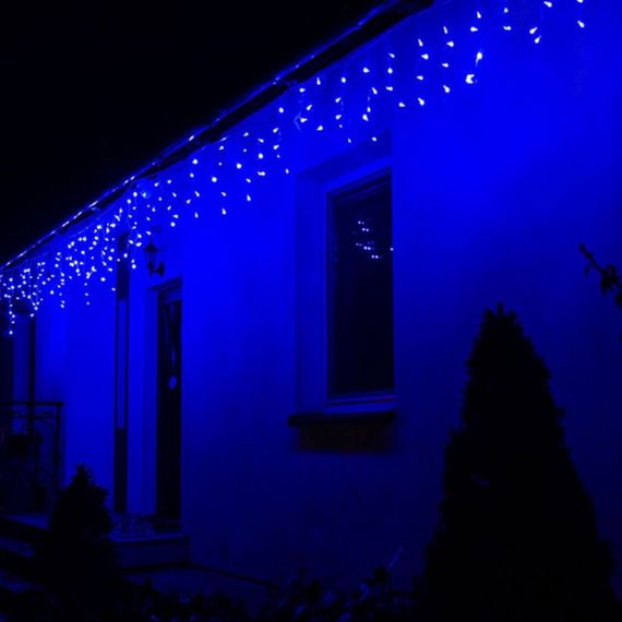 Гірлянда бахрома вулична (зовнішня) Springos 8 м 200 LED CL0202 Blue | Зображення 5