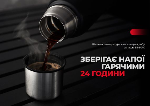Термос Naturehike Q-9H NH19SJ010, 304 сталь, 1.0 л, чорний | Зображення 8