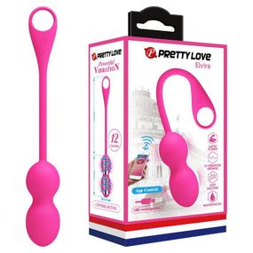 Вагинальные шарики с вибрацией и управлением с смартфона Pretty Love Elvira, BI-210212HP-1 Sex Aura
