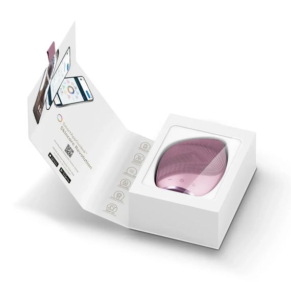 Електронна ультразвукова щітка для обличчя GESKE Sonic Facial Brush 5в1 pink | Зображення 8
