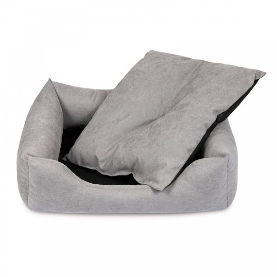 Лежак Pet Fashion Denver №1 для собак сірий 60х50х18 см | Зображення 4