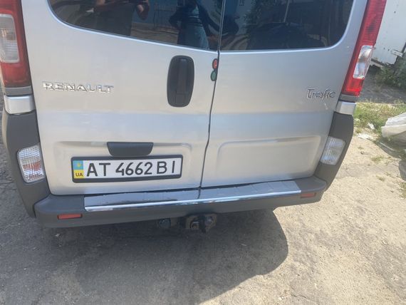 Накладки на задній бампер (Carmos, сталь) для Renault Trafic 2001-2015 рр | Зображення 5
