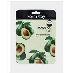 Тканинна маска для обличчя "Form Stoy Avocado" 25мл